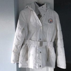 Steelers Officially Licensed Winter Coat with belt